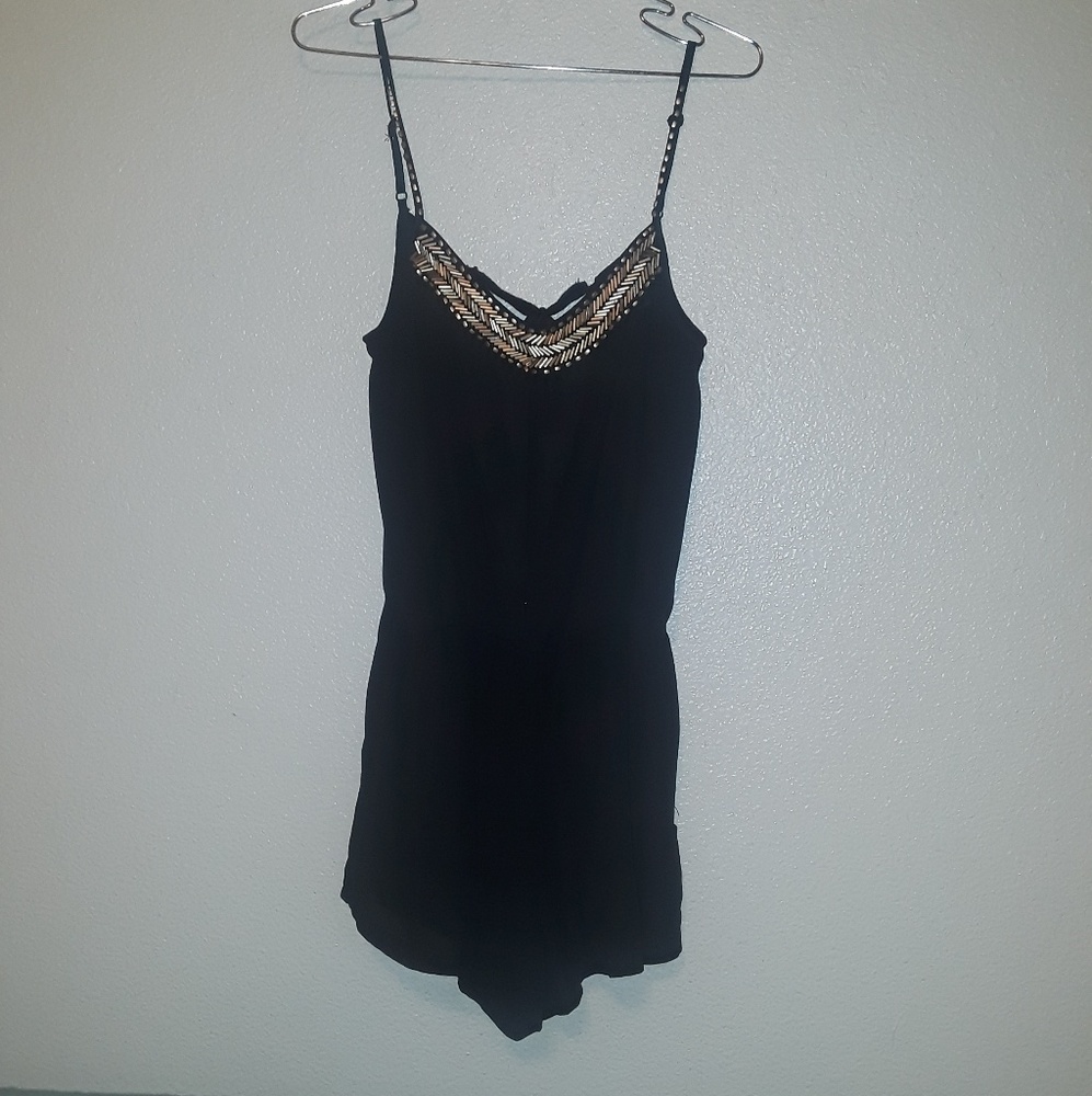 Agaci  Romper with Beading